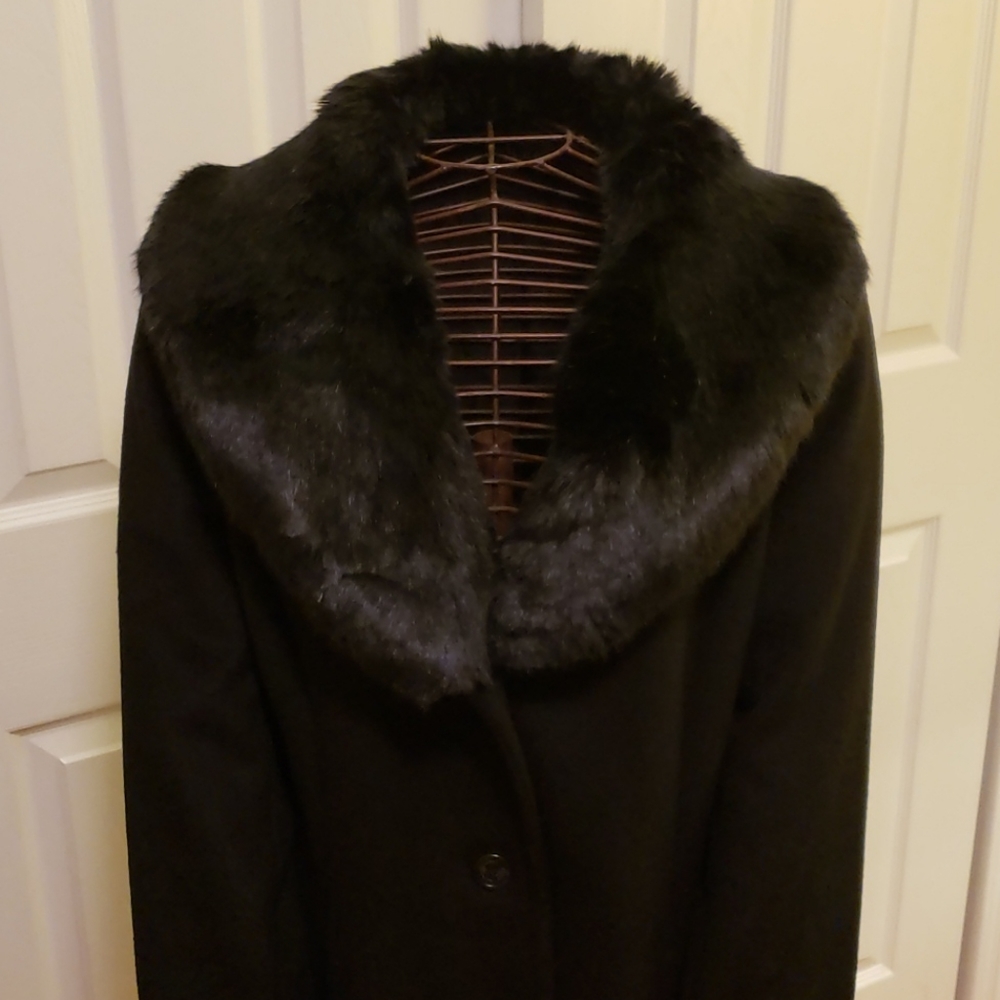 Ralph Lauren Wool Blend Walker Coat